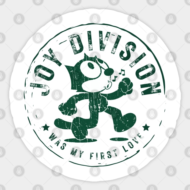 joy division was my first love Sticker by reraohcrot